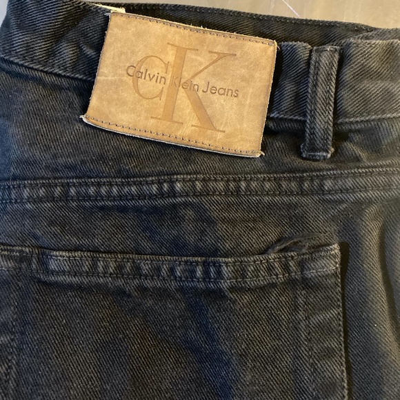 Black Vintage Calvin Klein Highwaisted Bootcut Jeans - Picture 3 of 4